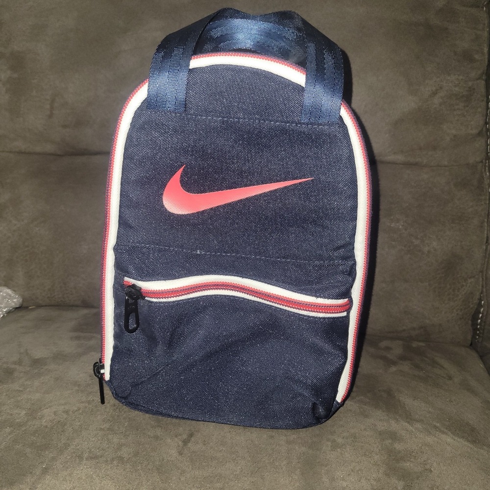 Nike Just Do It Insulated Lunch Box Red White Navy Blue
